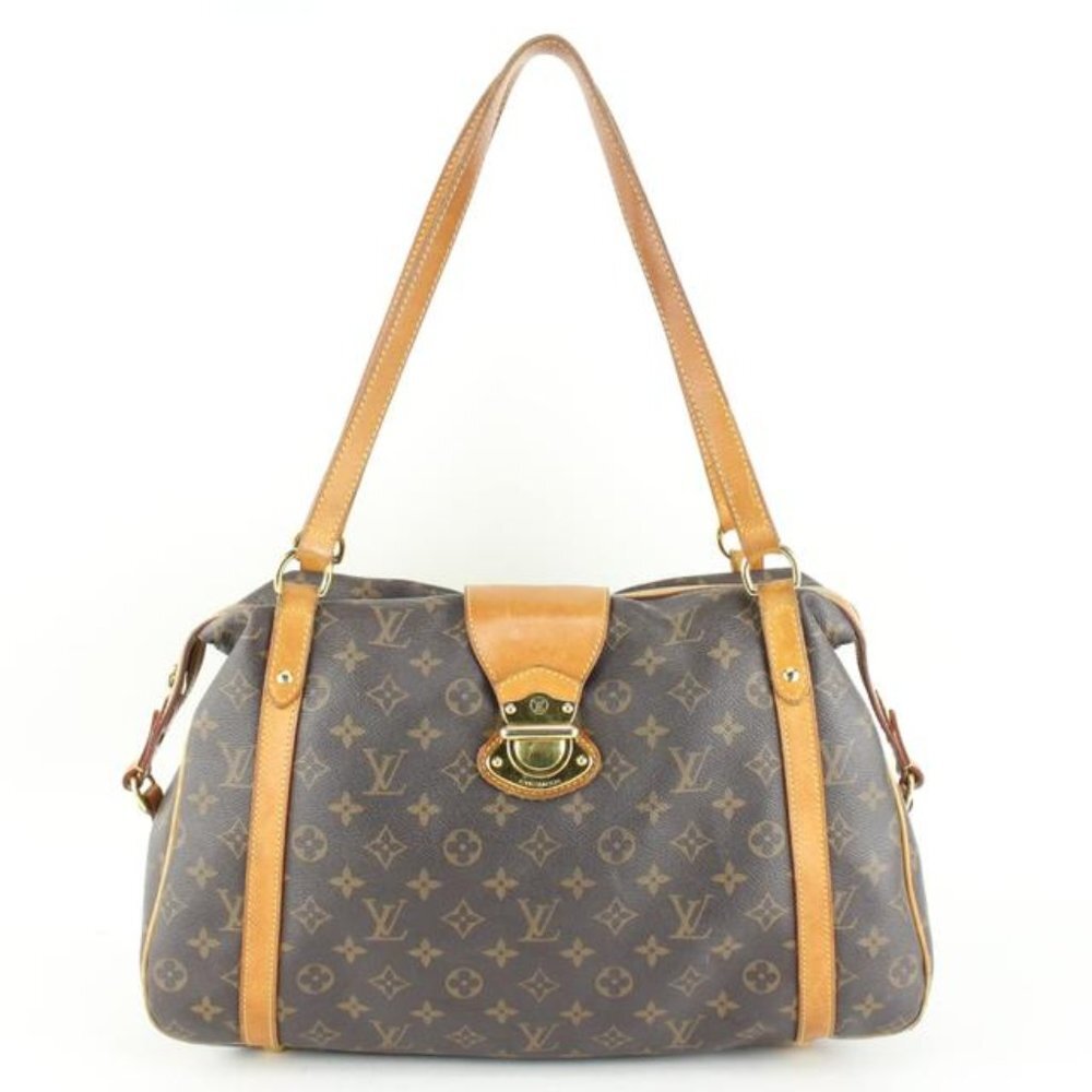 Louis Vuitton Monogram Stresa GM Bowler Shoulder Bag 71lz66s